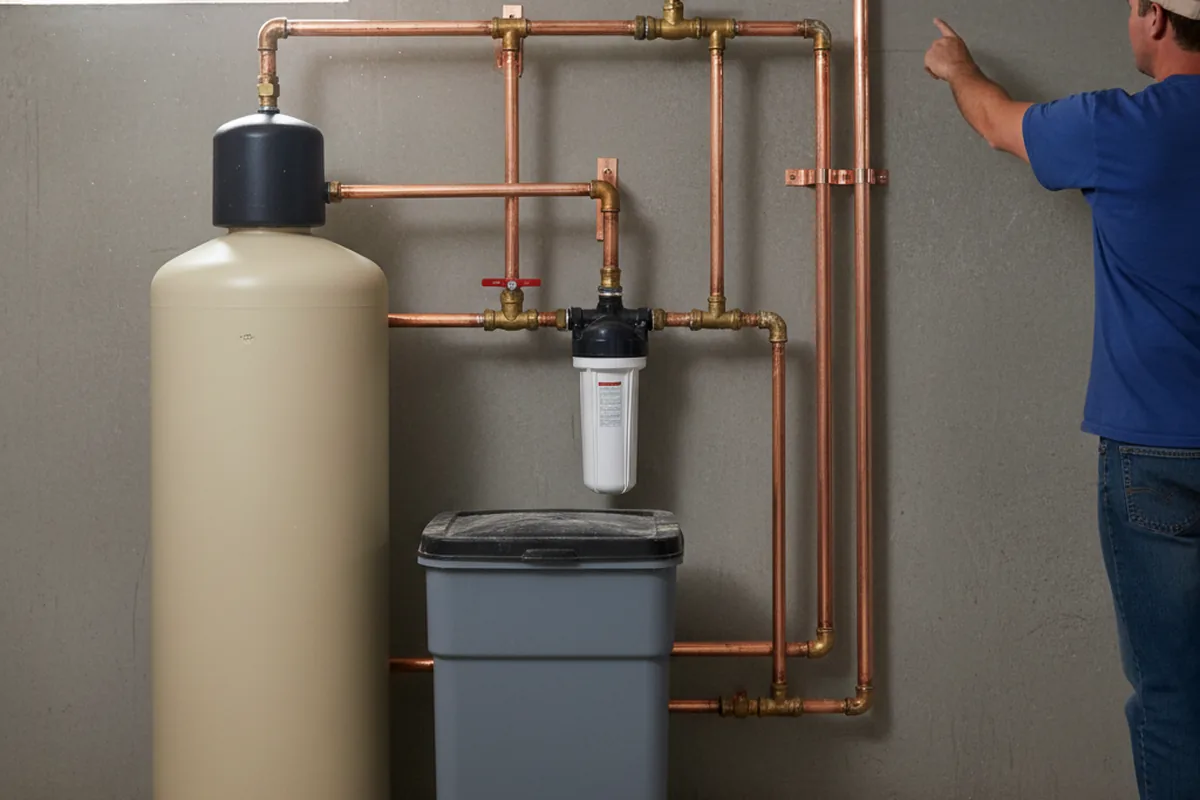Whole-house water treatment system installed in Bowie